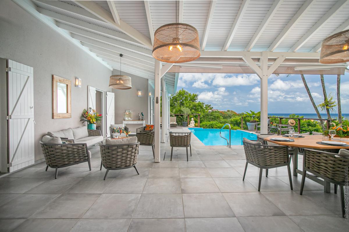 Location villa martinique - Terrasse